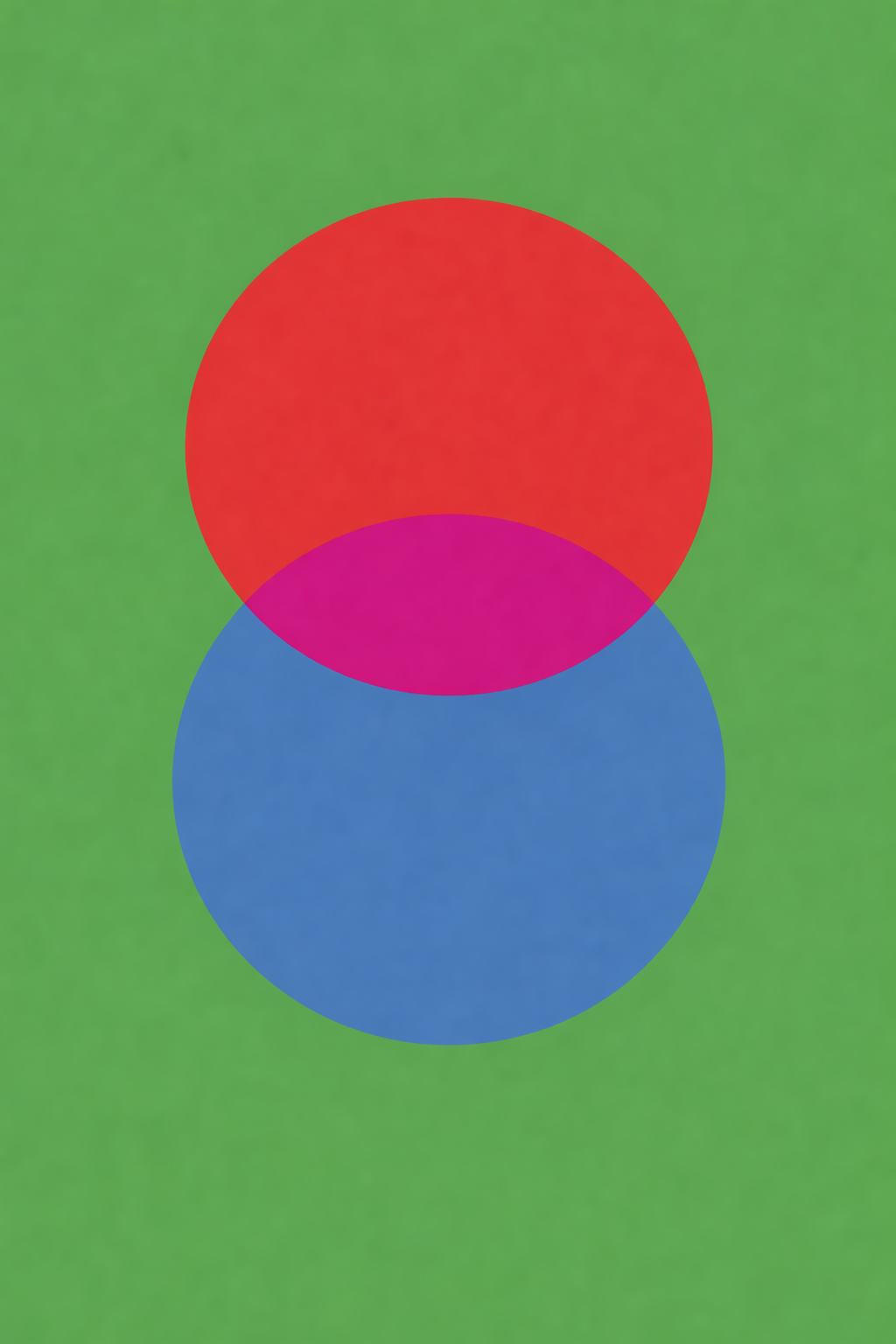 ROUGE VERT BLEU